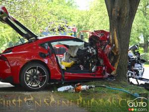 New 2020 Toyota Supra Wrecked During Test Drive at Dealer